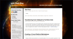 Desktop Screenshot of indieflashblog.com