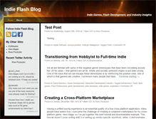 Tablet Screenshot of indieflashblog.com